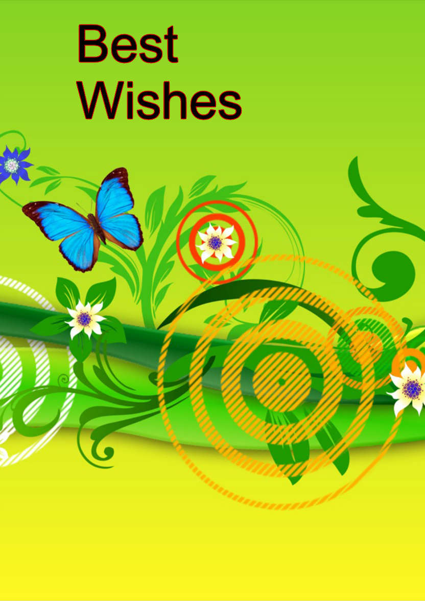 Butterfly Arrangement Thank You Card Front - card made with Crafty Bob's Card Creator