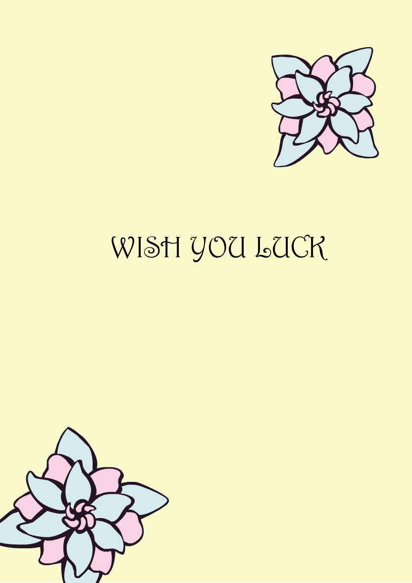 Light Yellow Plain Background - card made with Crafty Bob's Card Creator