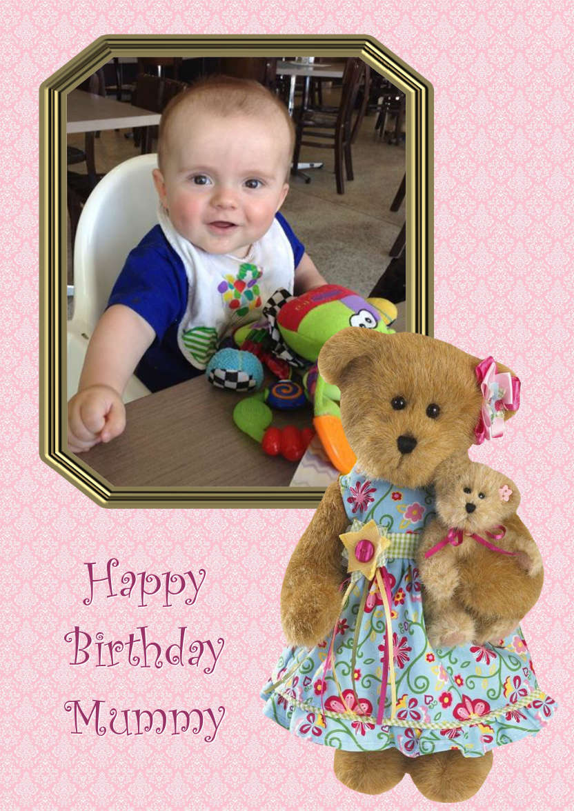 Teddy Aperture Card - card made with Crafty Bob's Card Creator