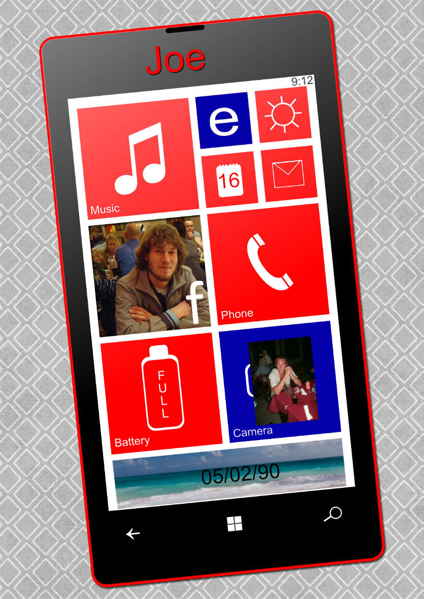 Smart Phone Card Male - card made with Crafty Bob's Card Creator