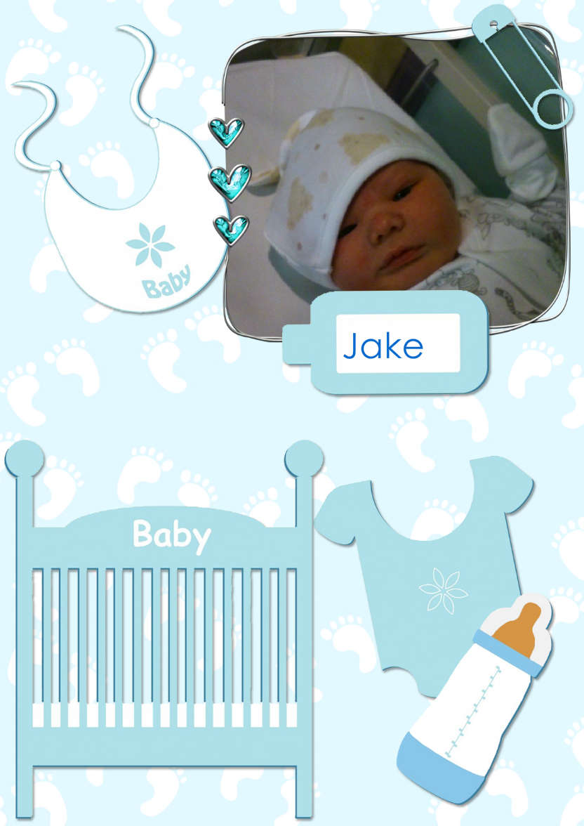 Baby Boy Aperture - card made with Crafty Bob's Card Creator