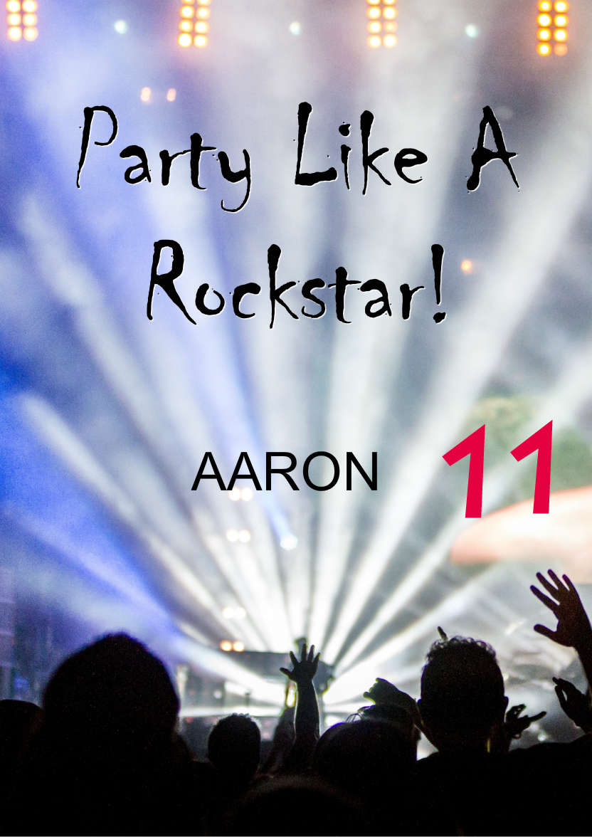 Rock Star Concert Card - card made with Crafty Bob's Card Creator