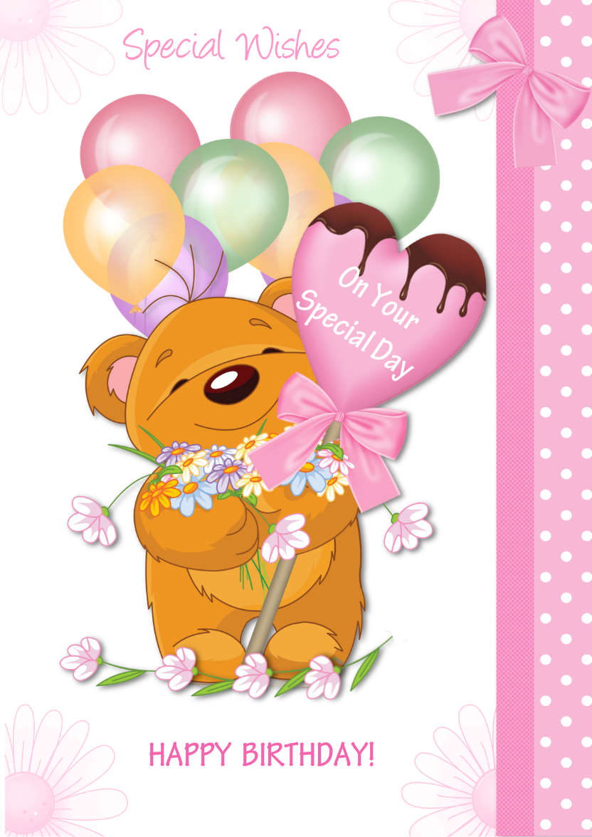 Special Wishes - card made with Crafty Bob's Card Creator