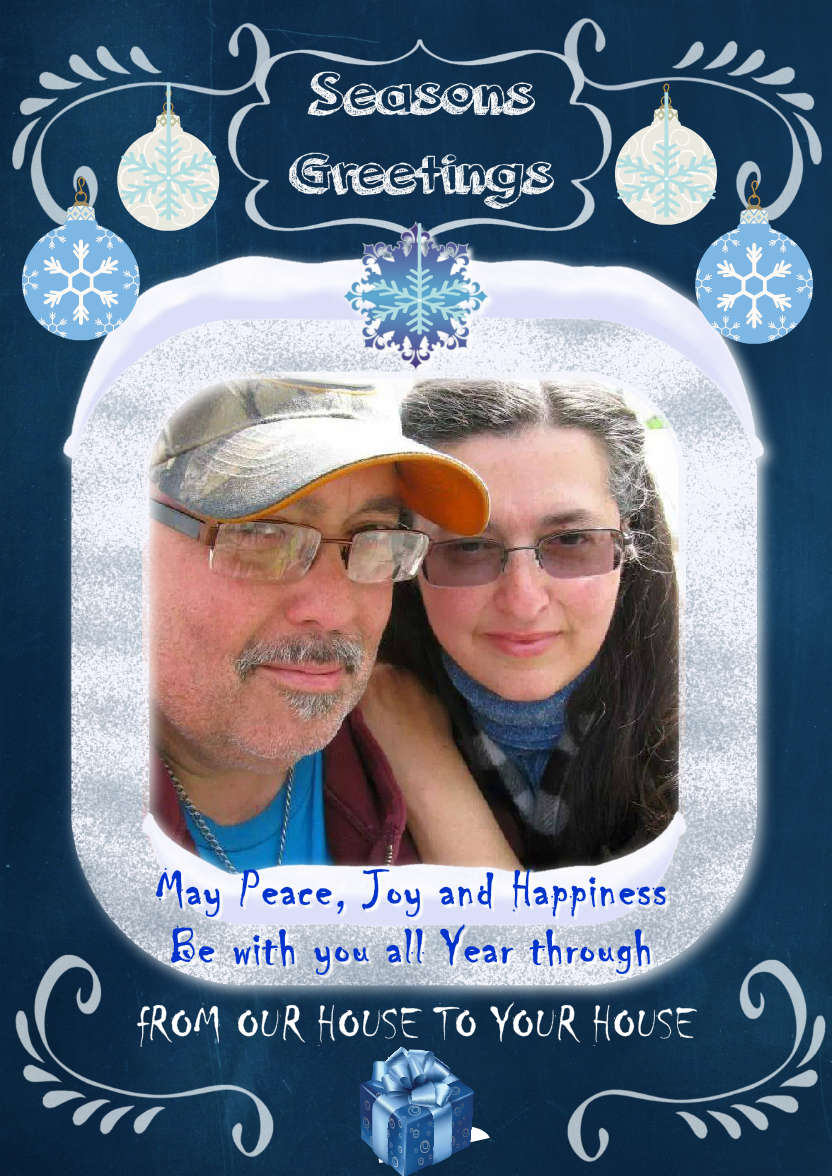 Chalkboard Seasons Greetings - card made with Crafty Bob's Card Creator