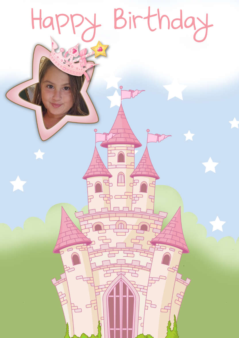 Fairy Princess - card made with Crafty Bob's Card Creator