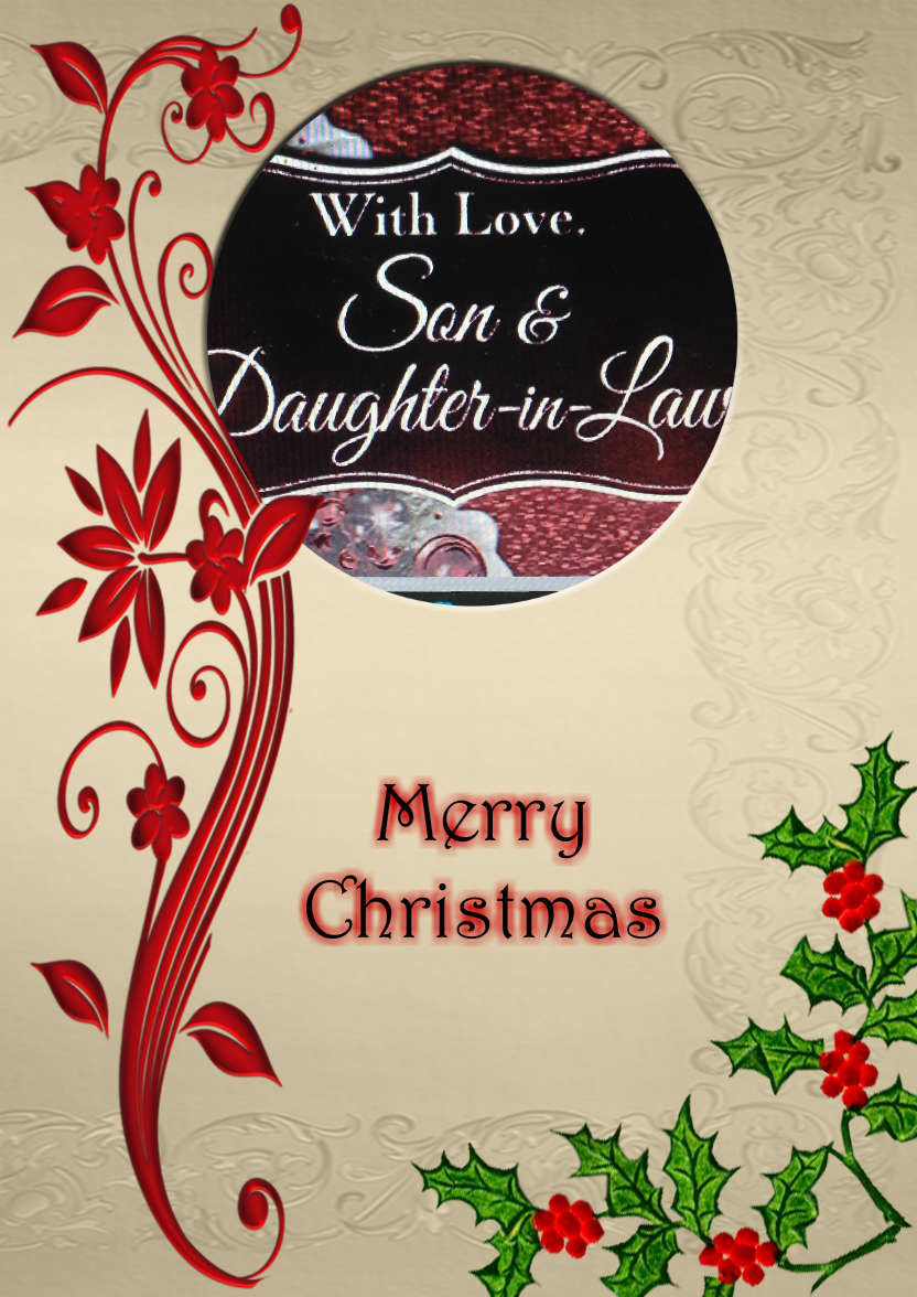 Xmas Photo Card - card made with Crafty Bob's Card Creator