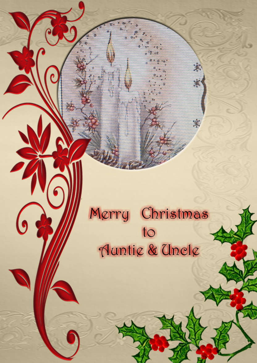 Xmas Photo Card - card made with Crafty Bob's Card Creator