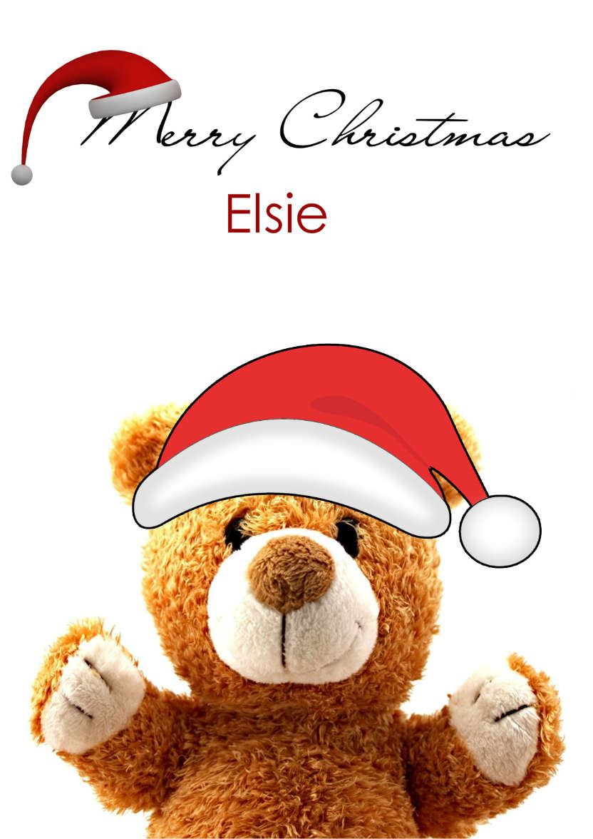 Christmas Bear Hug - card made with Crafty Bob's Card Creator