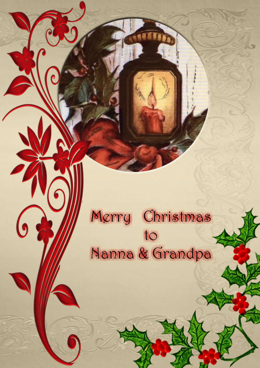 Xmas Photo Card - card made with Crafty Bob's Card Creator