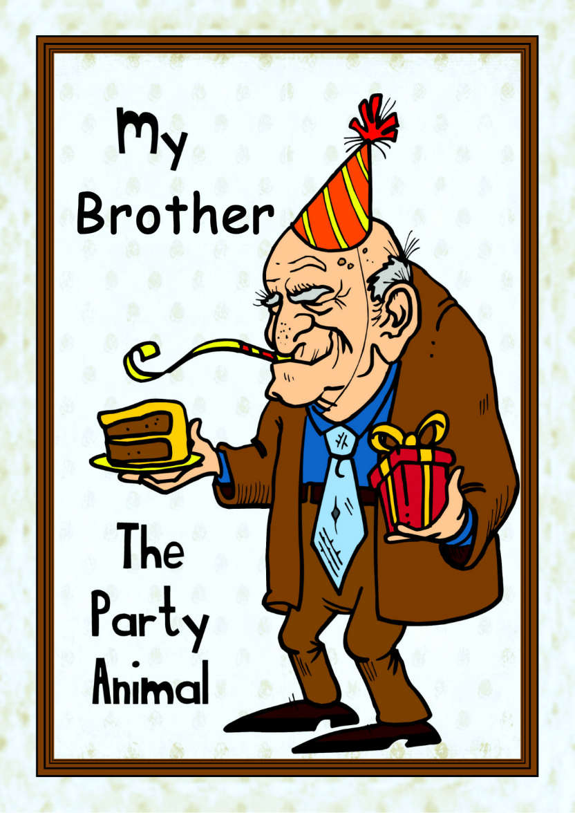Party Animal - card made with Crafty Bob's Card Creator