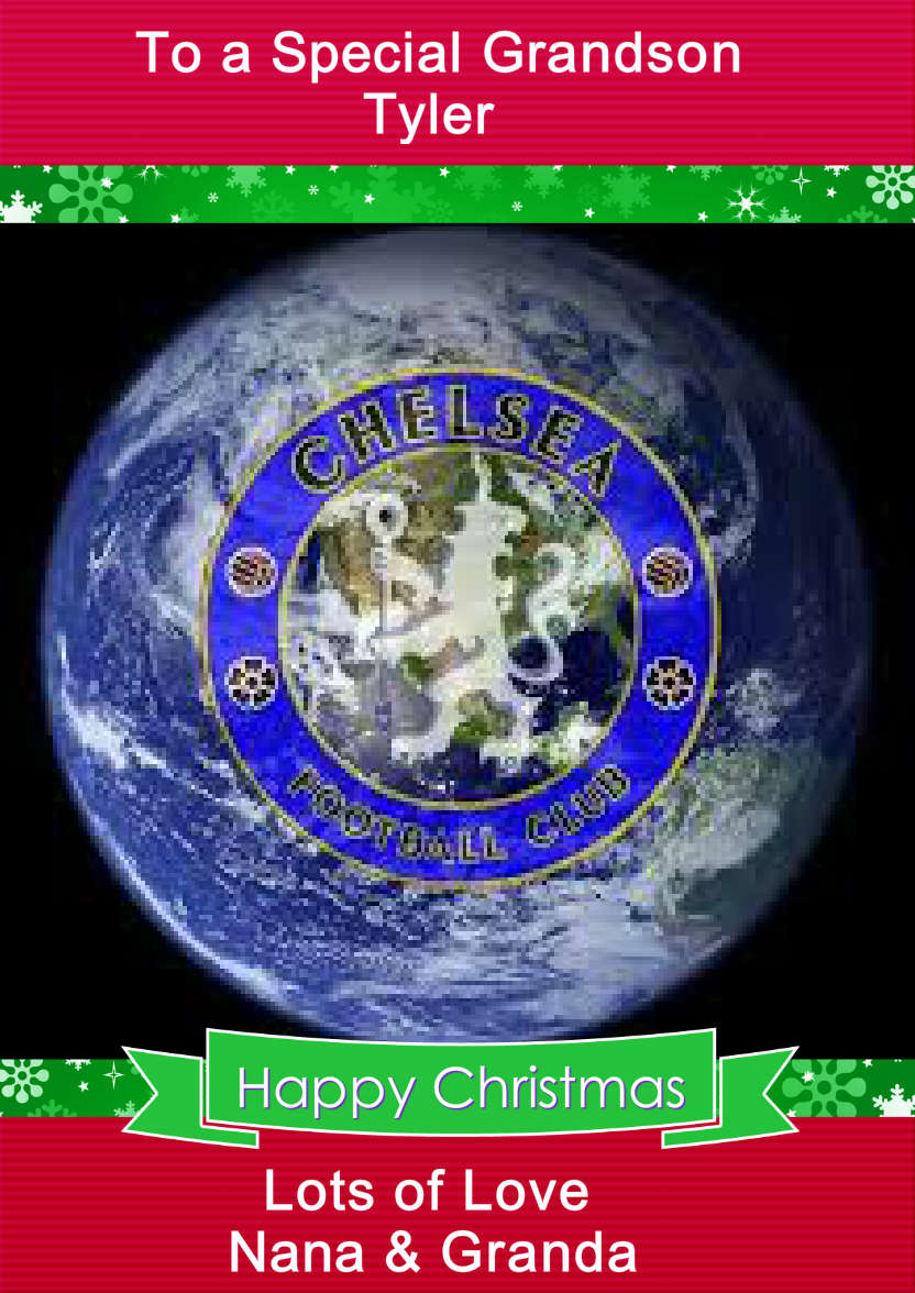 Christmas Frame Card - card made with Crafty Bob's Card Creator