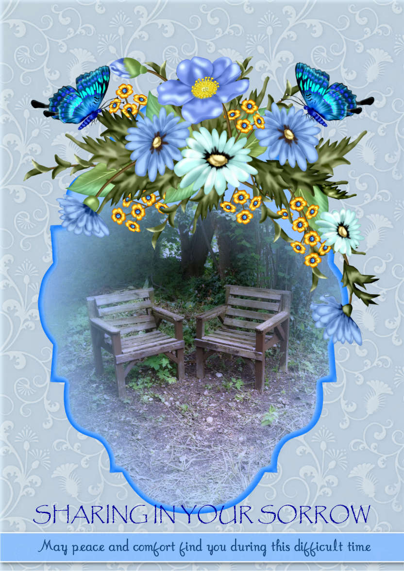 Peace - card made with Crafty Bob's Card Creator