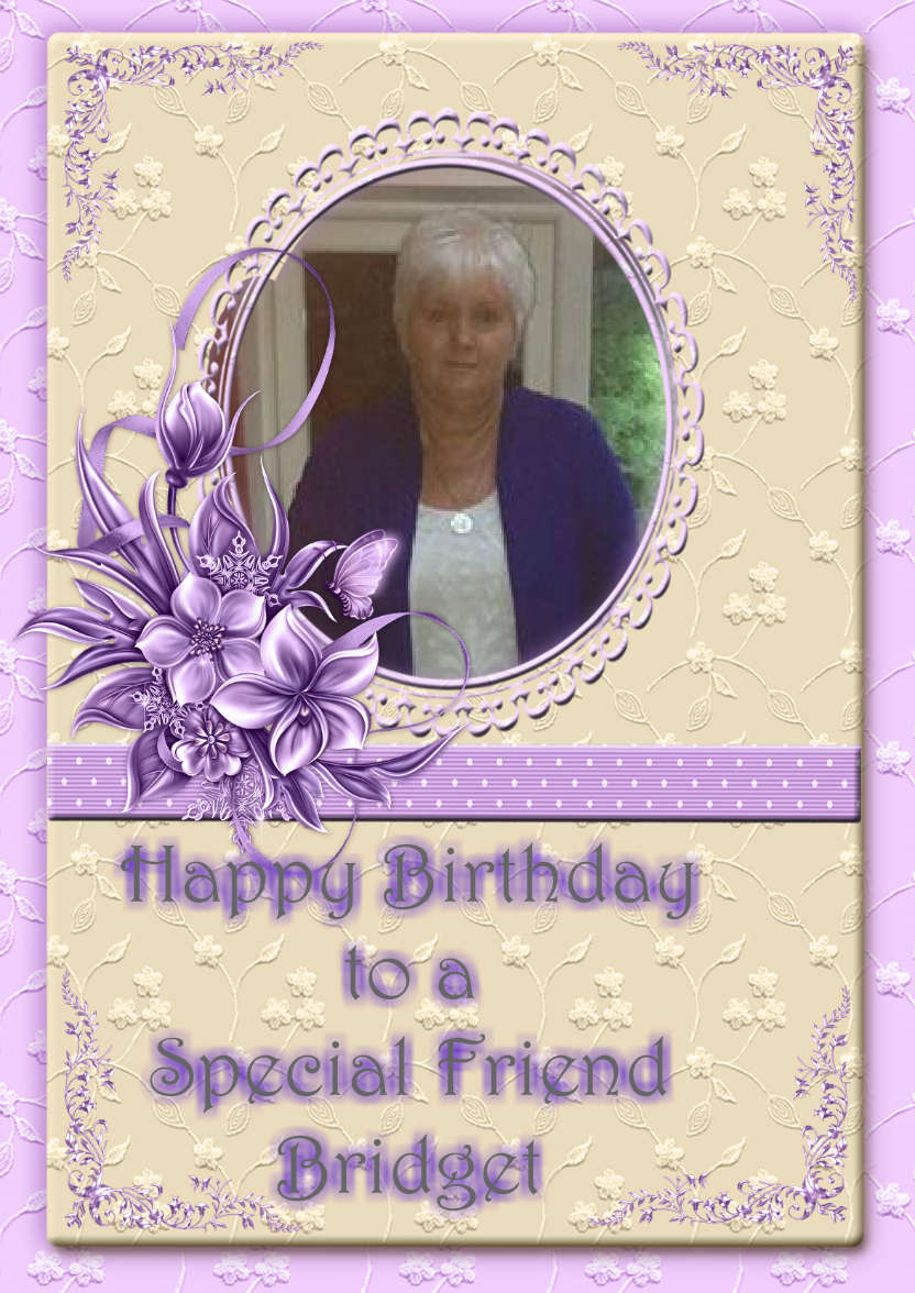 Lacy and Floral Design for Many Occasions #3 - card made with Crafty Bob's Card Creator