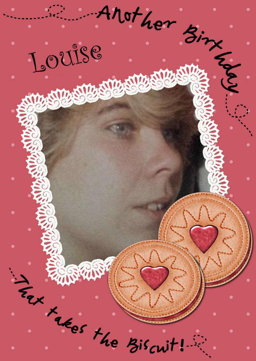 Birthday Jammy Dodgers Biscuits Photo Upload Card - card made with Crafty Bob's Card Creator