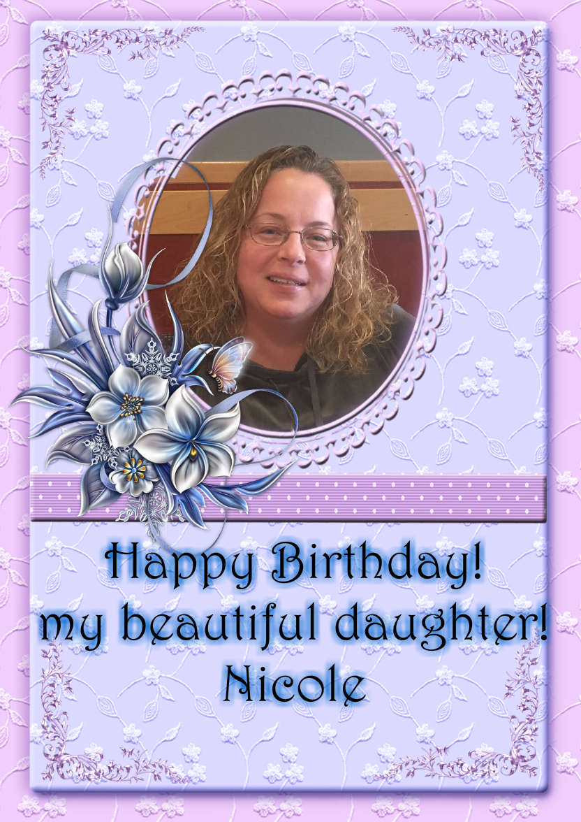 Lacy and Floral Design for Many Occasions - card made with Crafty Bob's Card Creator
