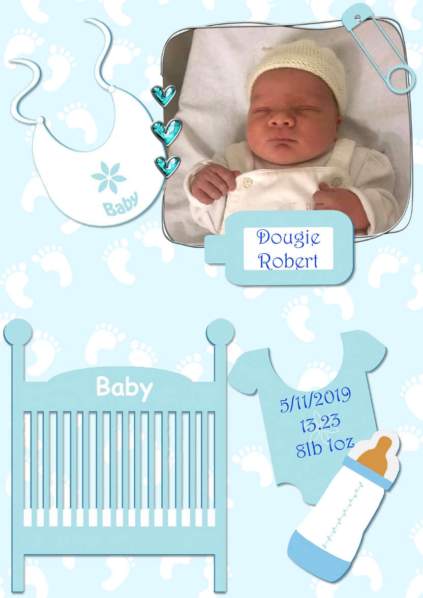 Baby Boy Aperture - card made with Crafty Bob's Card Creator