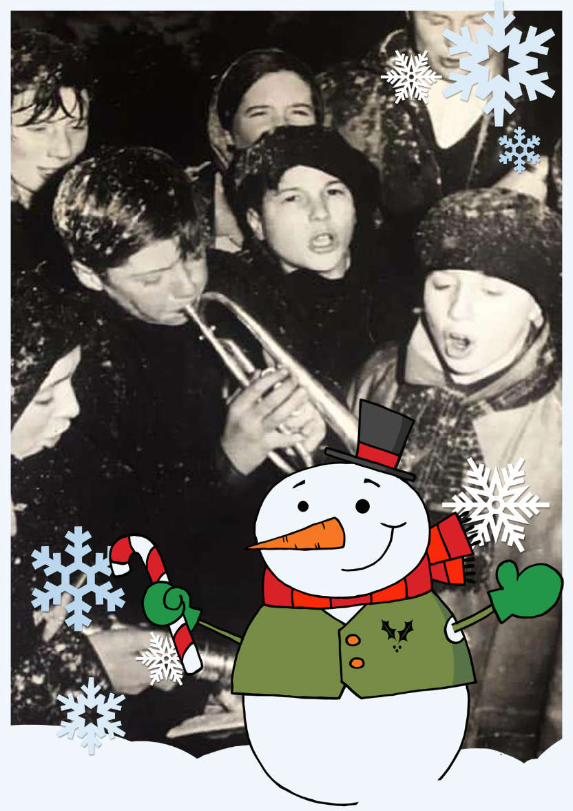 Snowman Frame - card made with Crafty Bob's Card Creator