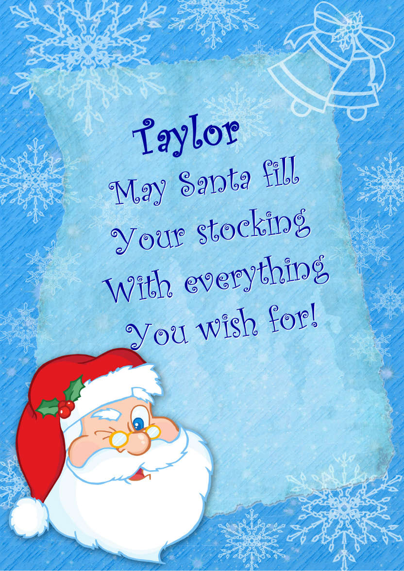 Winking Santa - card made with Crafty Bob's Card Creator