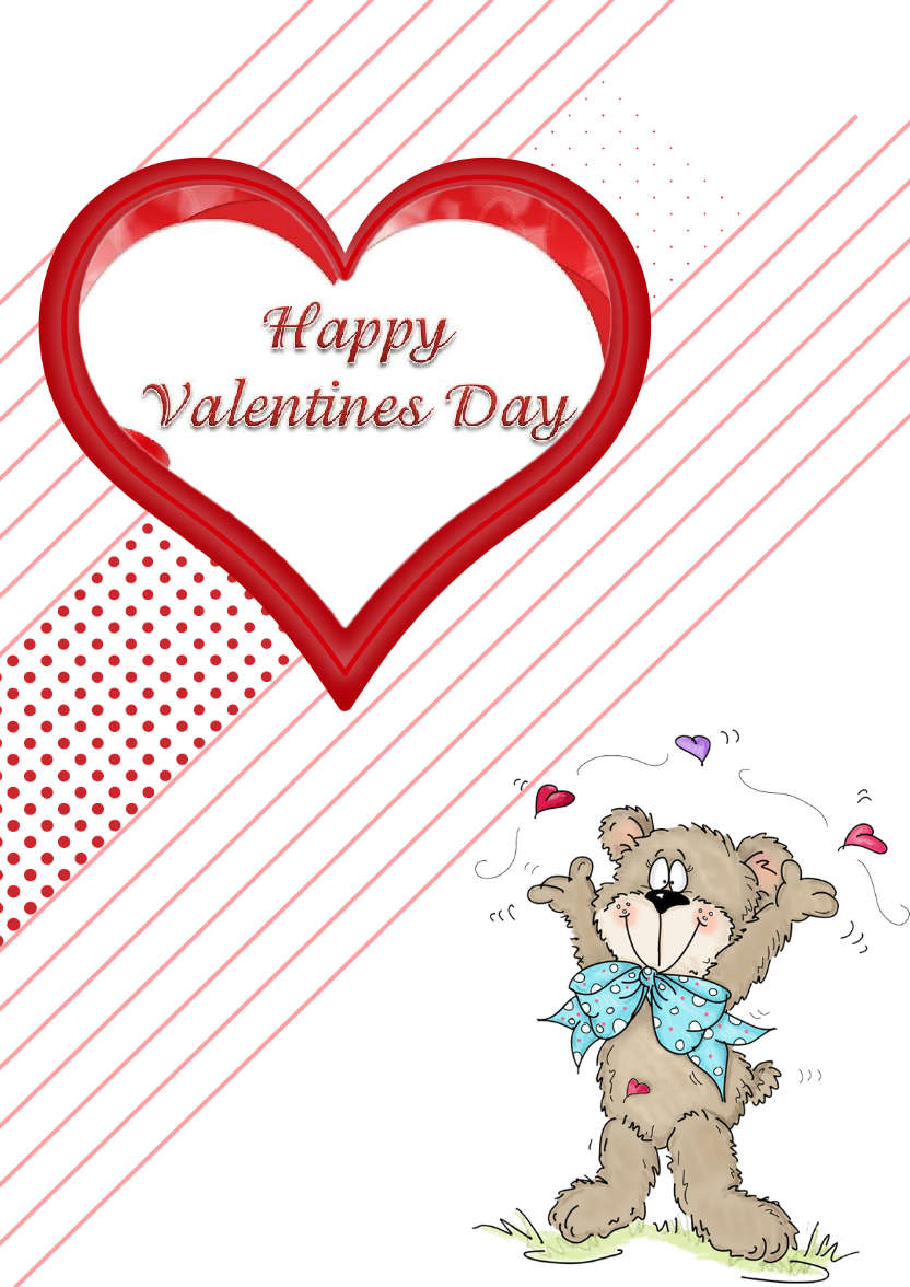 Bear Heart Aperture Card Front - card made with Crafty Bob's Card Creator