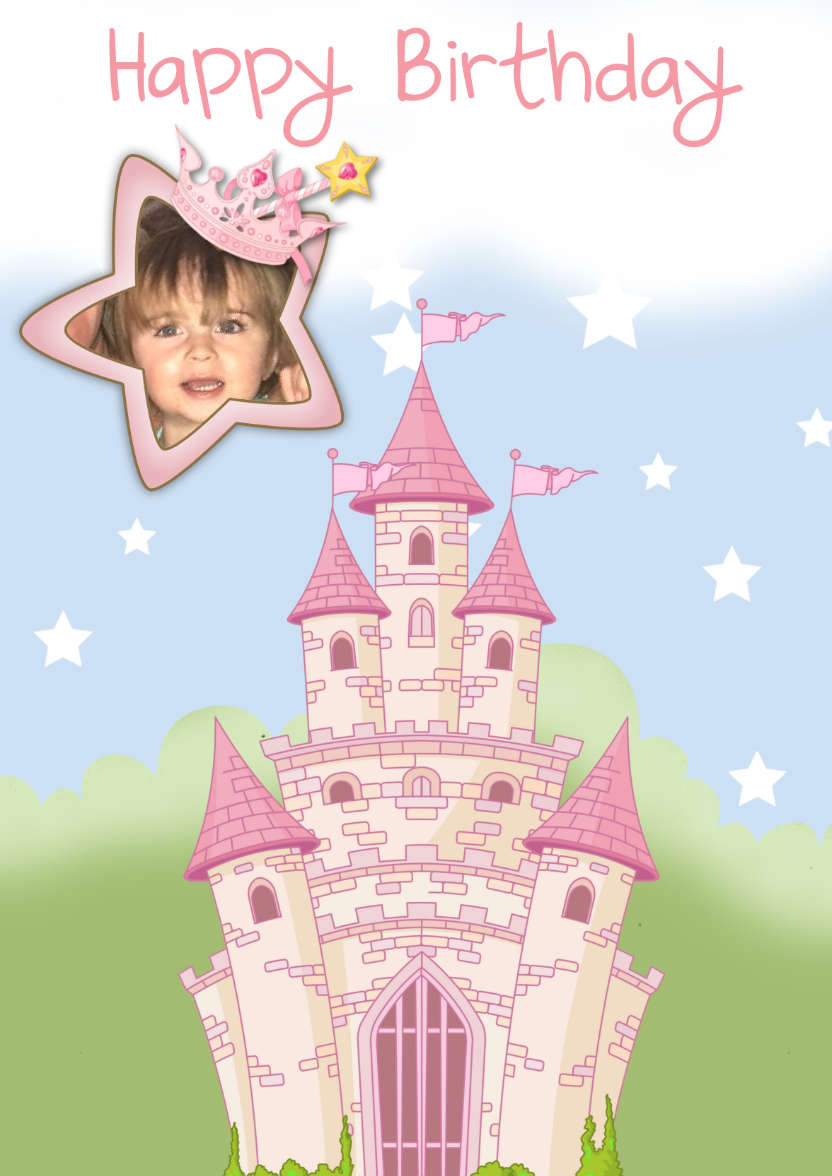 Fairy Princess - card made with Crafty Bob's Card Creator