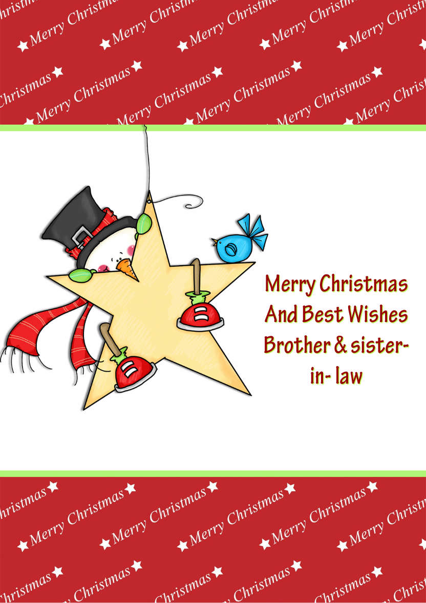 Hanging Snowman - card made with Crafty Bob's Card Creator