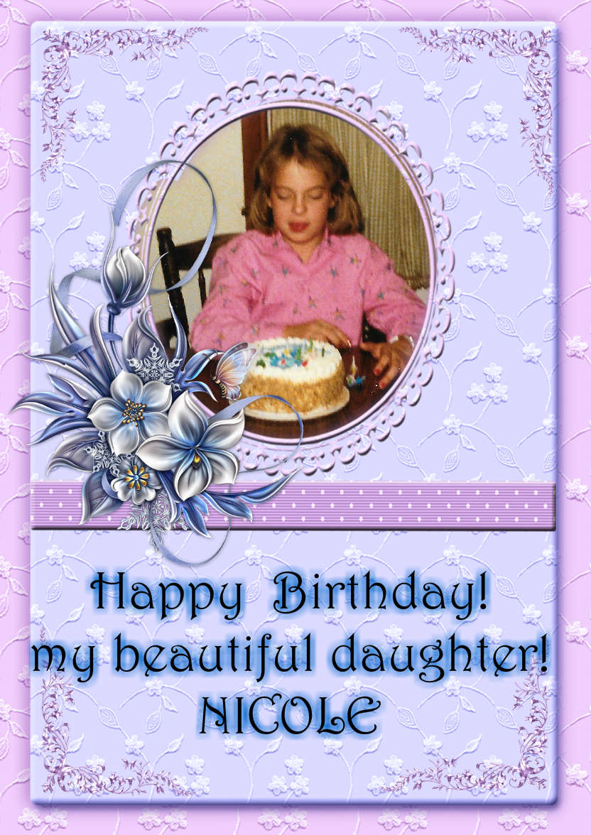 Lacy and Floral Design for Many Occasions - card made with Crafty Bob's Card Creator