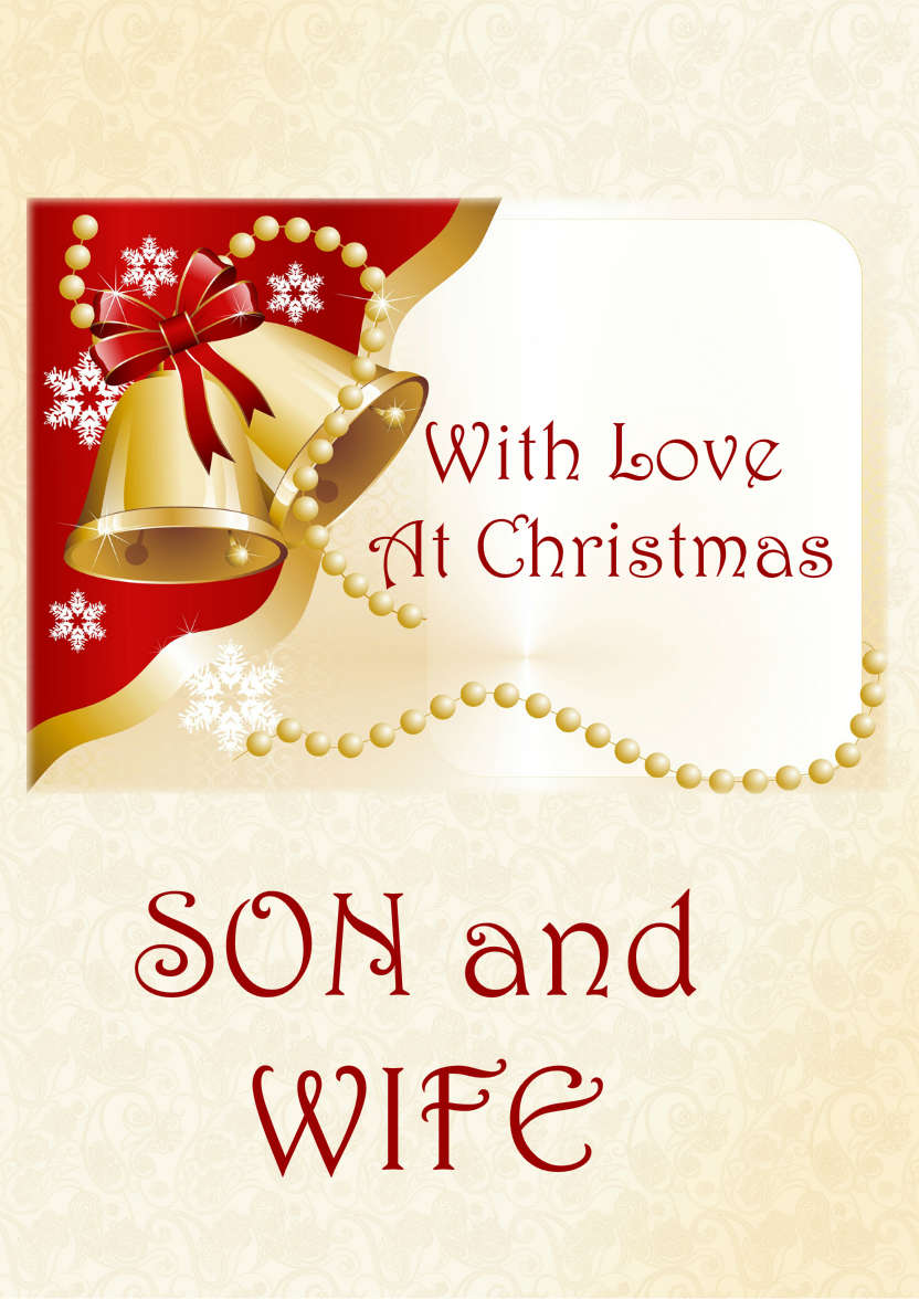 Jingle Bells Christmas Card - card made with Crafty Bob's Card Creator