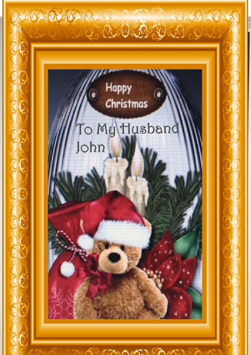 White Plain Background - card made with Crafty Bob's Card Creator