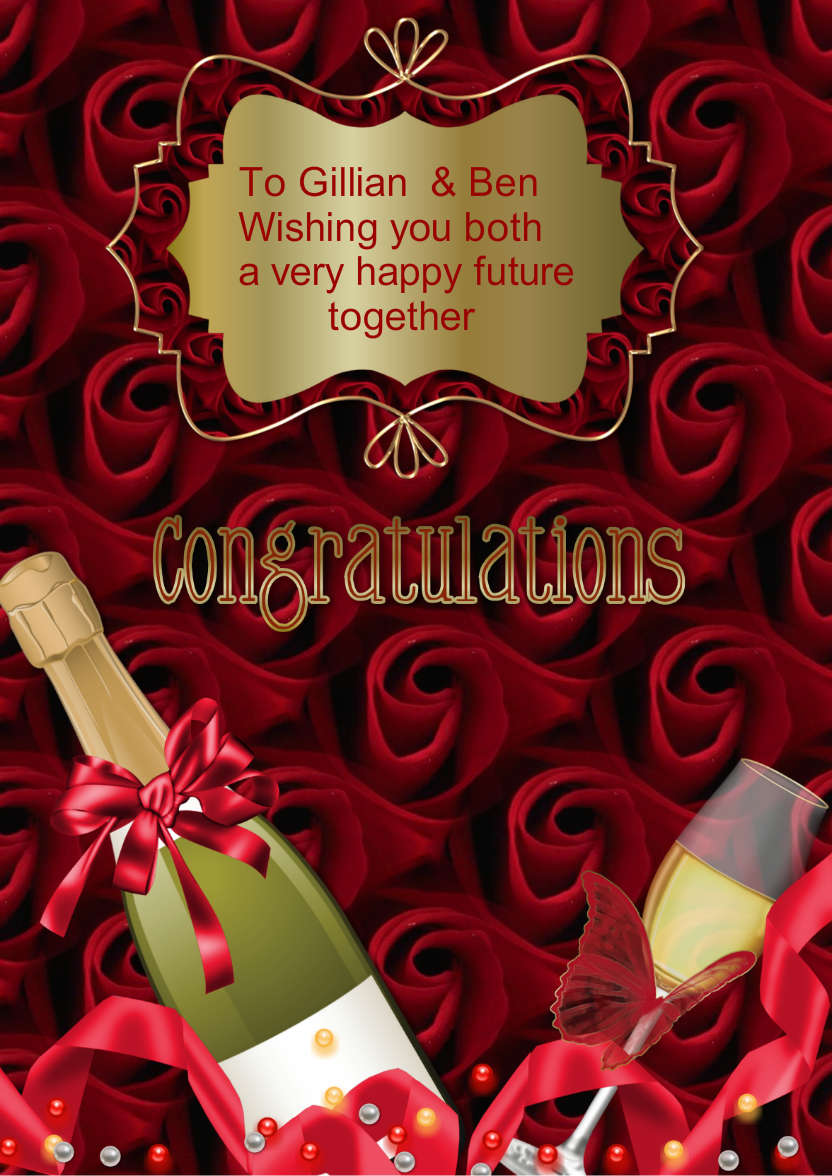 Congratulations to You - card made with Crafty Bob's Card Creator