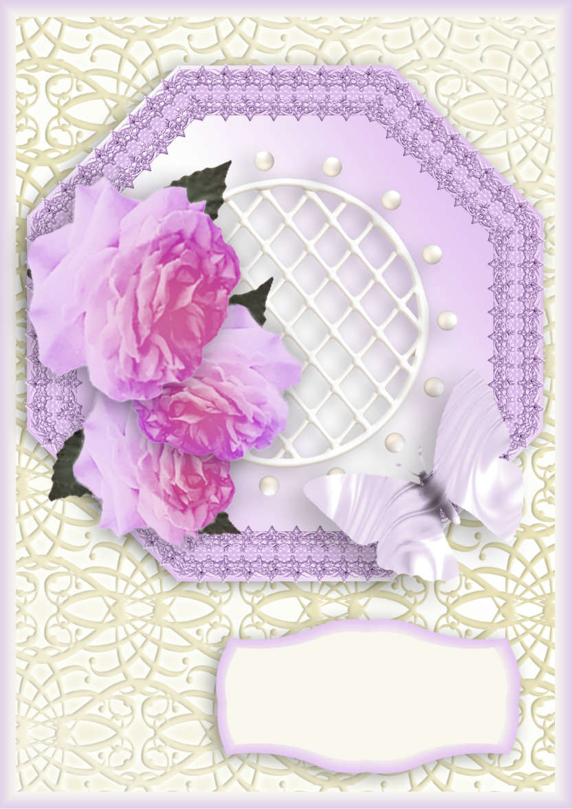 Rose Trellis - card made with Crafty Bob's Card Creator