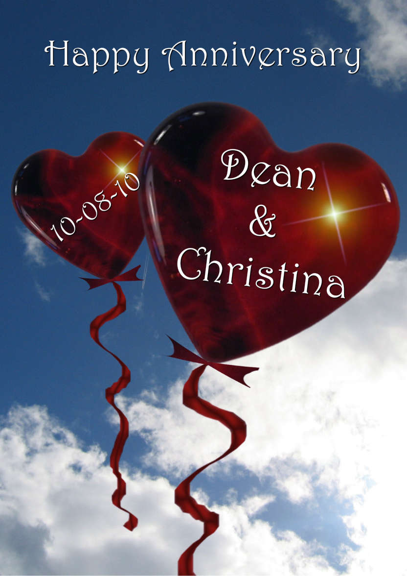 Love Balloons - card made with Crafty Bob's Card Creator