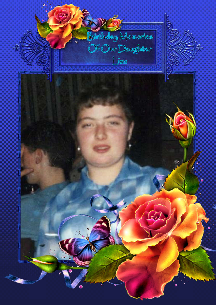 Custom Photo Floral Greeting Card - card made with Crafty Bob's Card Creator