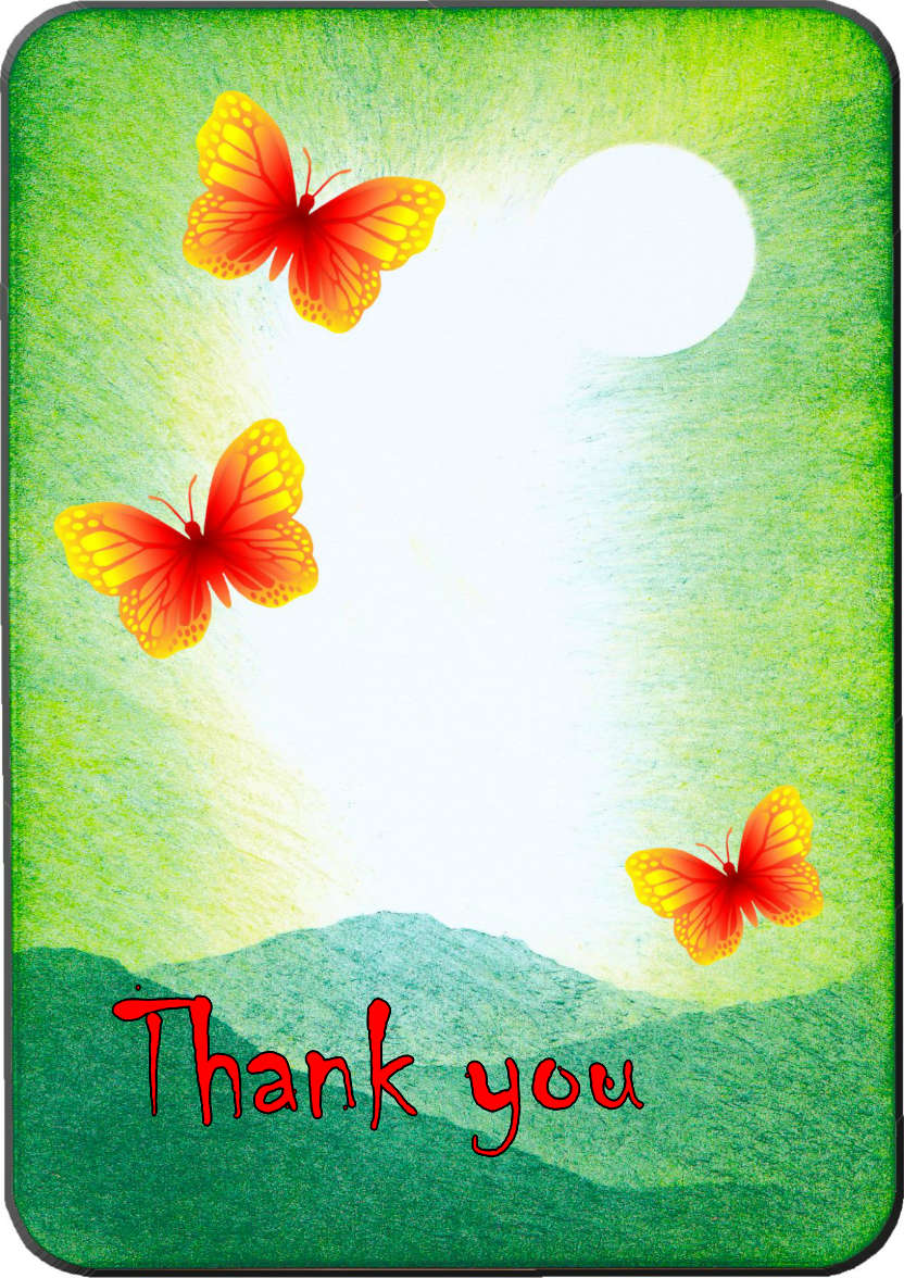 Thank You for a Friend - card made with Crafty Bob's Card Creator
