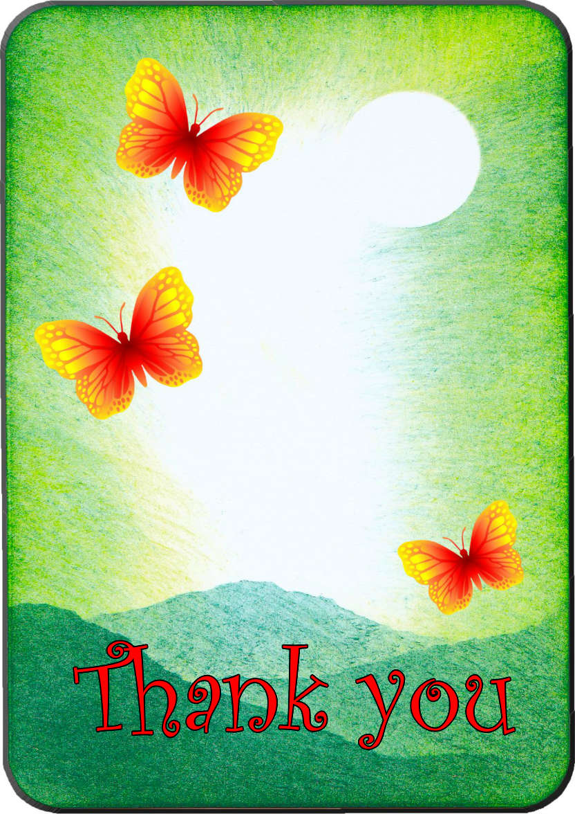 Thank You for a Friend - card made with Crafty Bob's Card Creator
