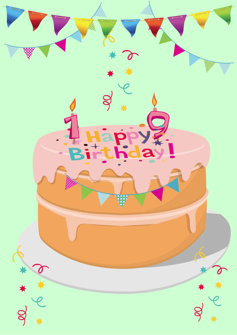 Light Green Plain Background - card made with Crafty Bob's Card Creator