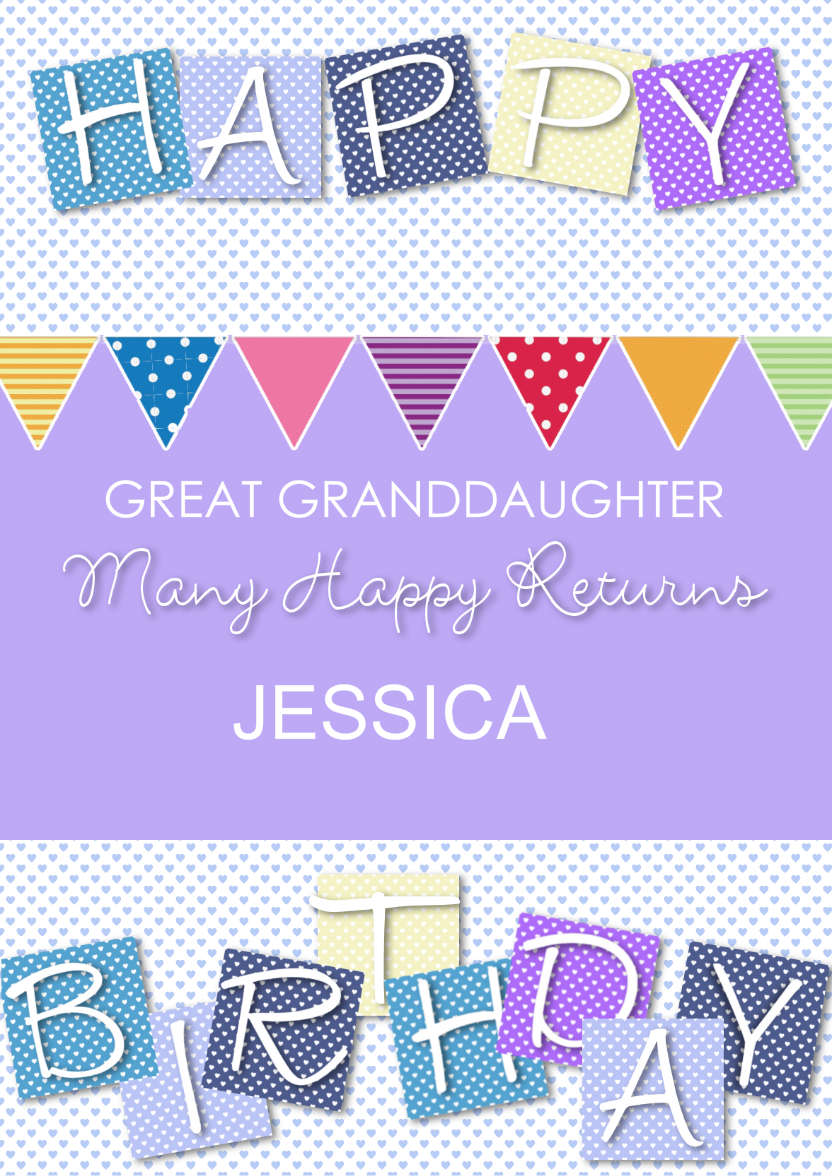 Birthday Greetings 2 - card made with Crafty Bob's Card Creator