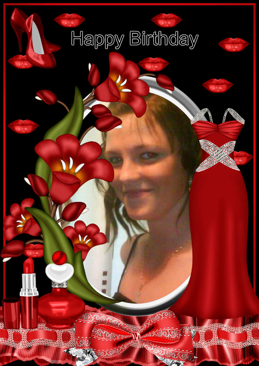 Birthday Diva - card made with Crafty Bob's Card Creator