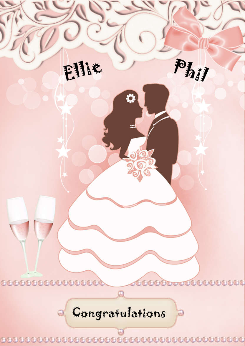 The Happy Couple - card made with Crafty Bob's Card Creator