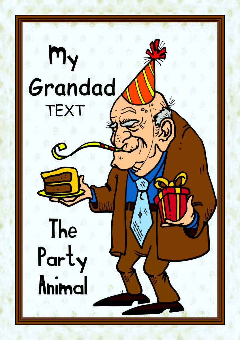 Party Animal - card made with Crafty Bob's Card Creator