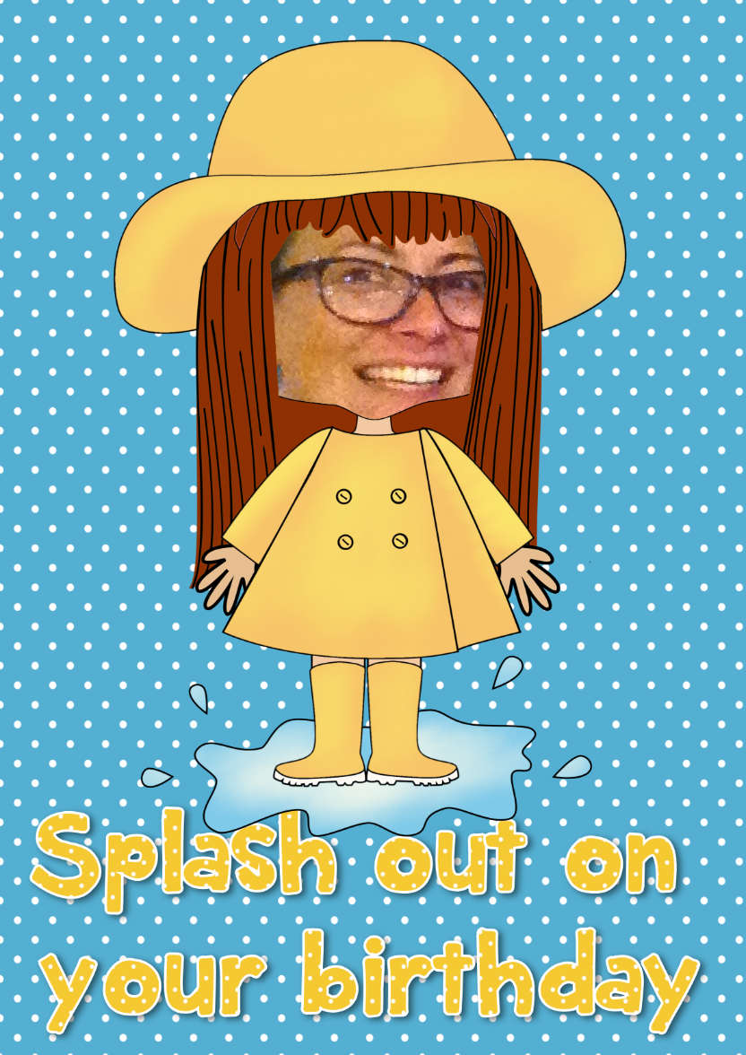Splash Out - card made with Crafty Bob's Card Creator