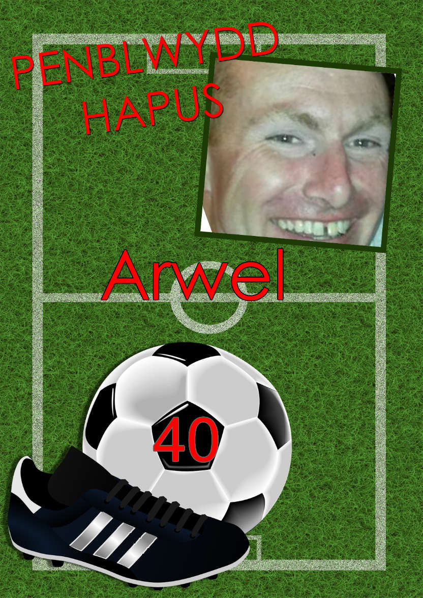 Football Aperture Photo Card - card made with Crafty Bob's Card Creator