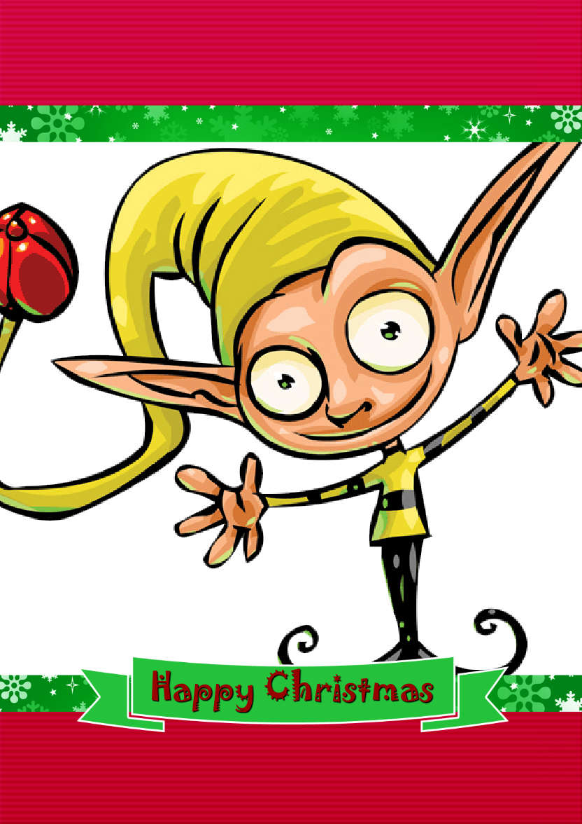 Christmas Frame Card - card made with Crafty Bob's Card Creator