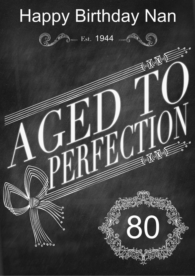 Aged to Perfection - card made with Crafty Bob's Card Creator