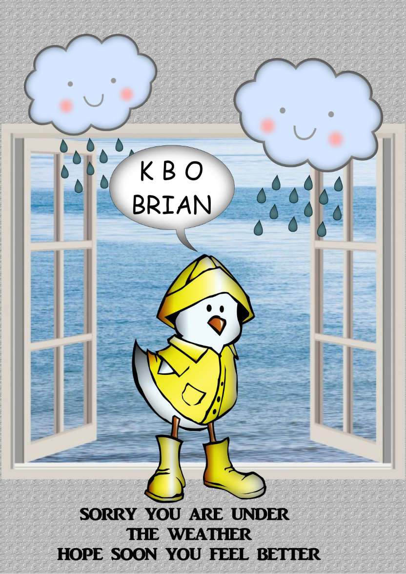Under the Weather - card made with Crafty Bob's Card Creator