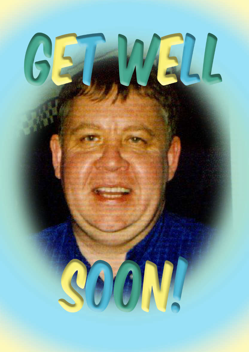 Get Well Soon Frame Photo Card - card made with Crafty Bob's Card Creator
