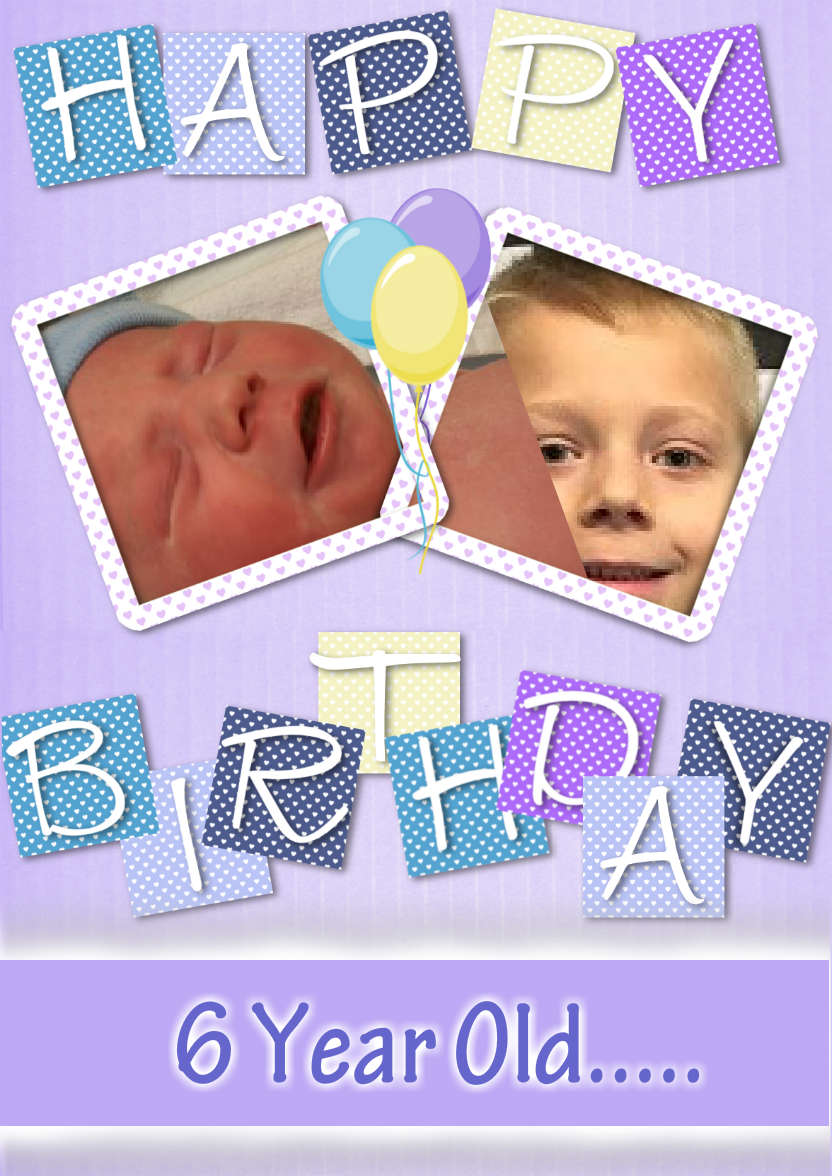 Birthday Fun - card made with Crafty Bob's Card Creator