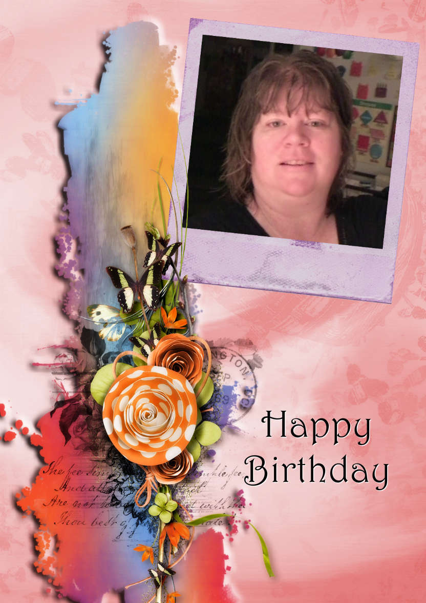 Butterfly Cluster - card made with Crafty Bob's Card Creator