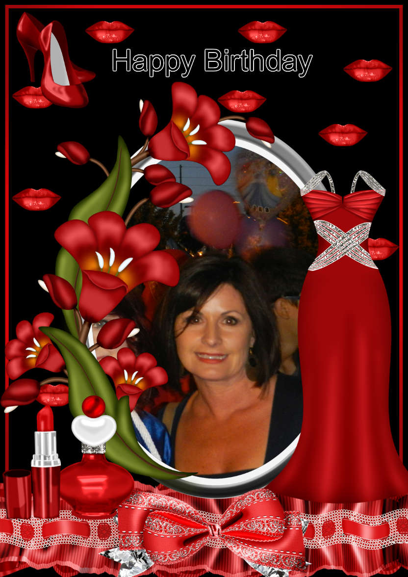 Birthday Diva - card made with Crafty Bob's Card Creator