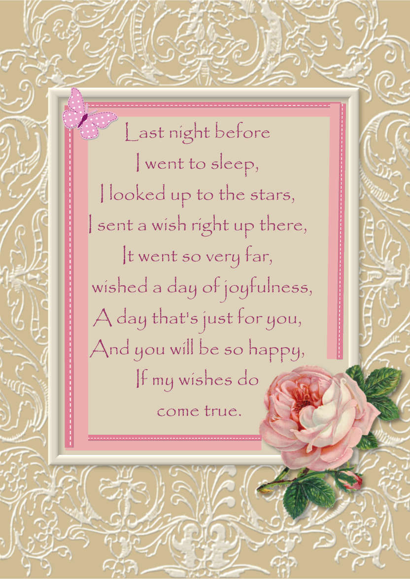 Framed Pink Rose Insert - card made with Crafty Bob's Card Creator