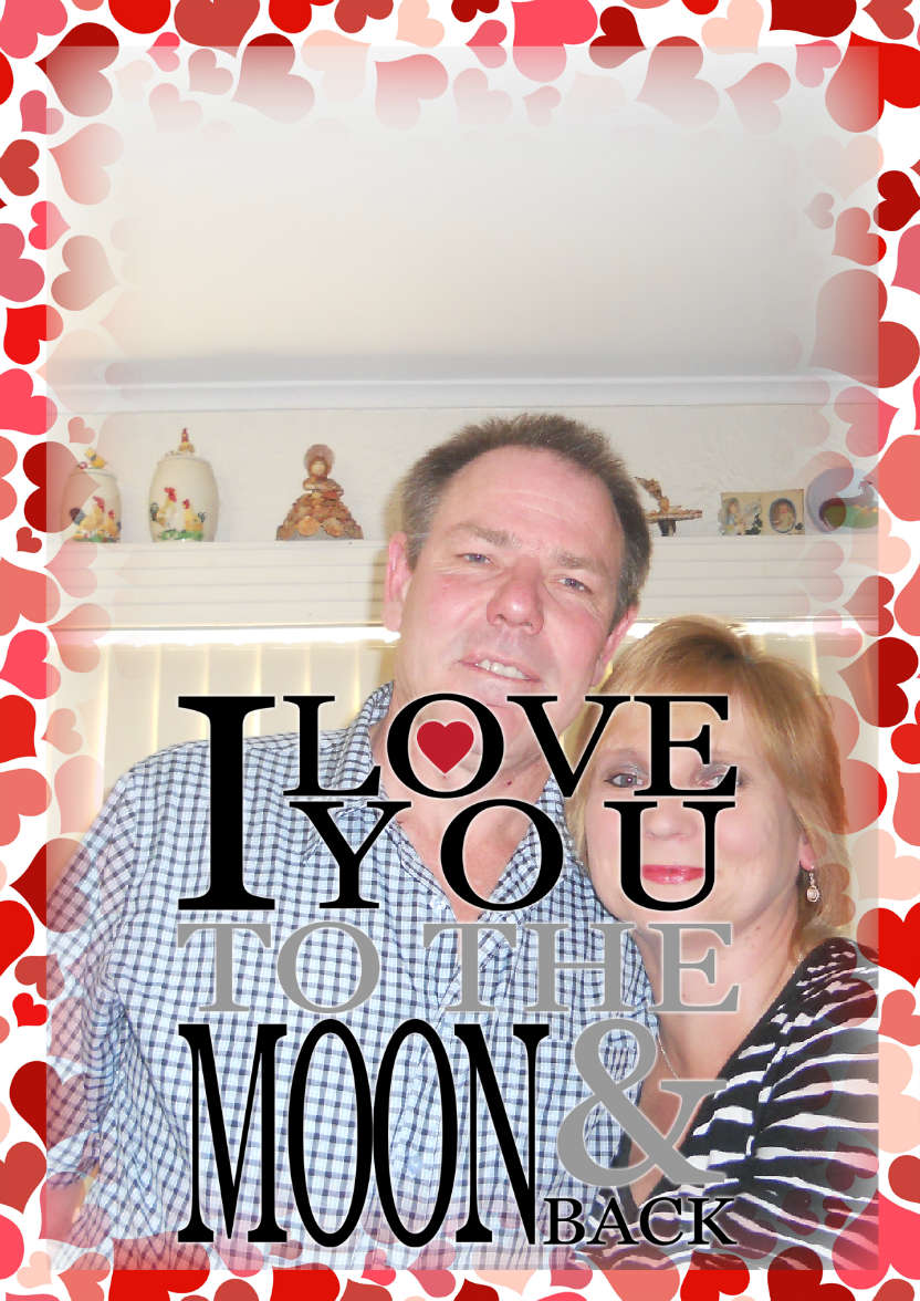 To the Moon & Back Anniversary/valentines - card made with Crafty Bob's Card Creator